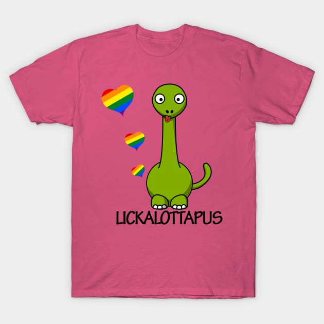 Lickalottapus Lesbian Art - Lesbian pride - Same sex T-Shirt by CMDesign